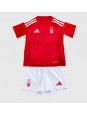 Nottingham Forest Heimtrikotsatz für Kinder 2024-25 Kurzarm (+ Kurze Hosen)